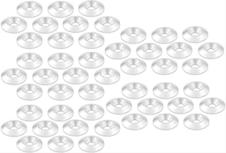 Countersunk Aluminum Washers 1/4" x 1"