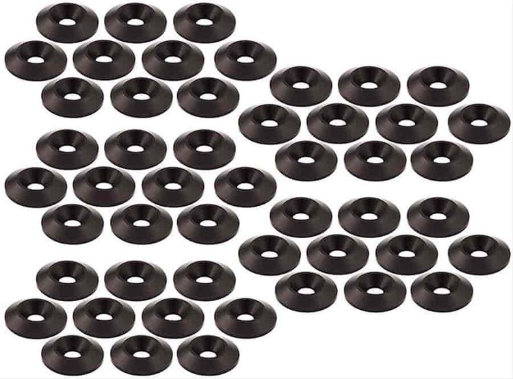 Countersunk Aluminum Washers 1/4" x 1"