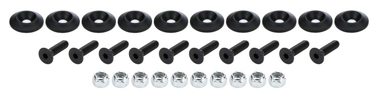 ALL18680 Countersunk Bolt Kit Black 10 Pack