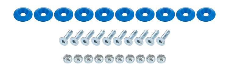 ALL18683 Countersunk Bolt Kit Blue 10 Pack