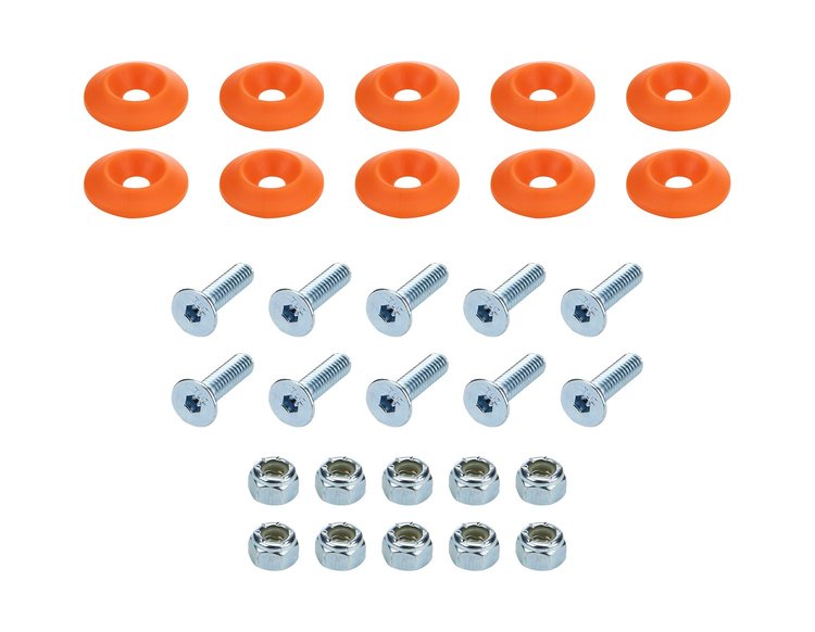 ALL18684 Countersunk Bolt Kit Orange 10 Pack