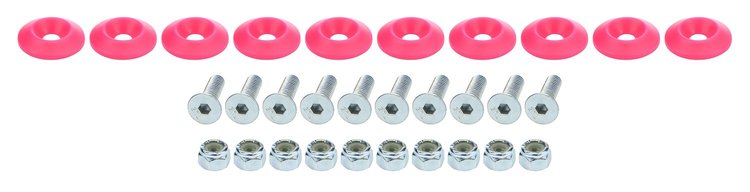 ALL18686 Countersunk Bolt Kit Pink 10 Pack