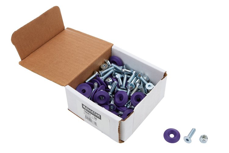 ALL18687-50 Countersunk Bolt Kit Purple 50 Pack