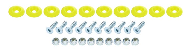 ALL18688 Countersunk Bolt Kit Fluorescent Yellow 10 Pack