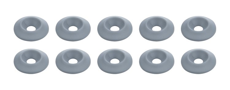 ALL18695 Countersunk Washer Silver 10 Pack