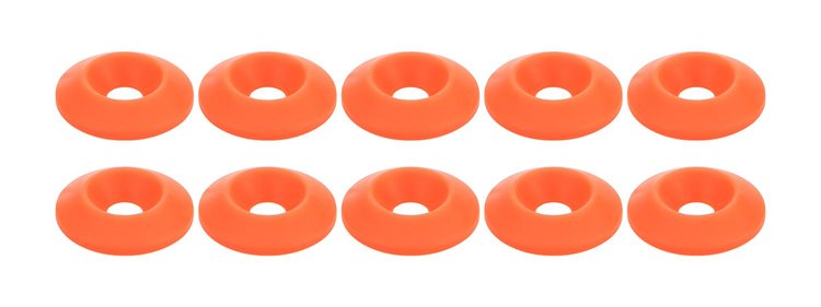 ALL18699 Countersunk Washer Fluorescent Orange 10 Pack