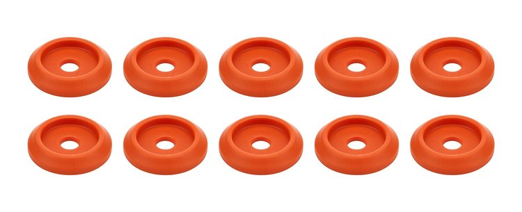 ALL18849 Body Bolt Washer Plastic Orange 10 Pack