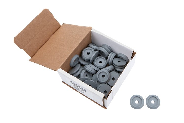 ALL18850-50 Body Bolt Washer Plastic Silver 50 Pack