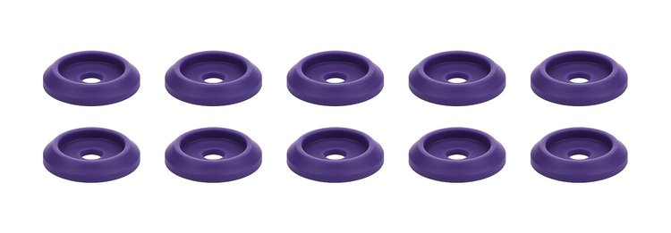 ALL18852 Body Bolt Washer Plastic Purple 10 Pack