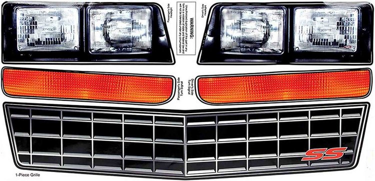 Nose Decal Kit 1983-88 Monte Carlo SS