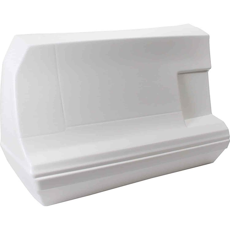 Rear Bumper Cover 1983-1988 Monte Carlo White Left Side