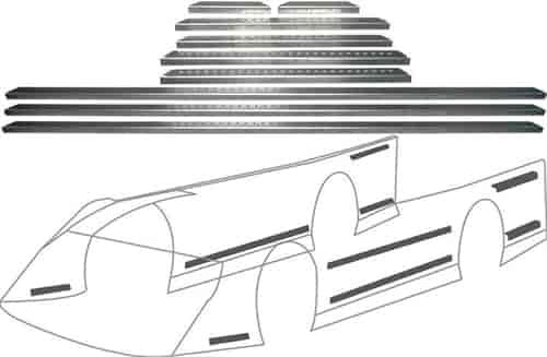 Aluminum Body Brace Kit Late Model