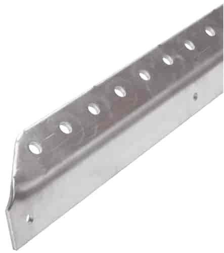 Slotted Angle Aluminum 66" Long x 1" Wide x 1/8" Thick