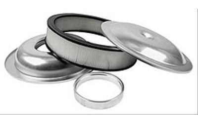 14" Lightweight Aluminum Air Cleaner Kit Includes 3-1/2" Paper Element