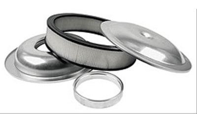 14" Lightweight Aluminum Air Cleaner Kit Includes 4" Paper Element