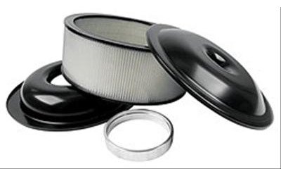 14" Lightweight Aluminum Air Cleaner Kit Includes 5" Paper Element