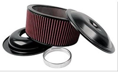 14" Lightweight Aluminum Air Cleaner Kit Includes 6" Washable Element