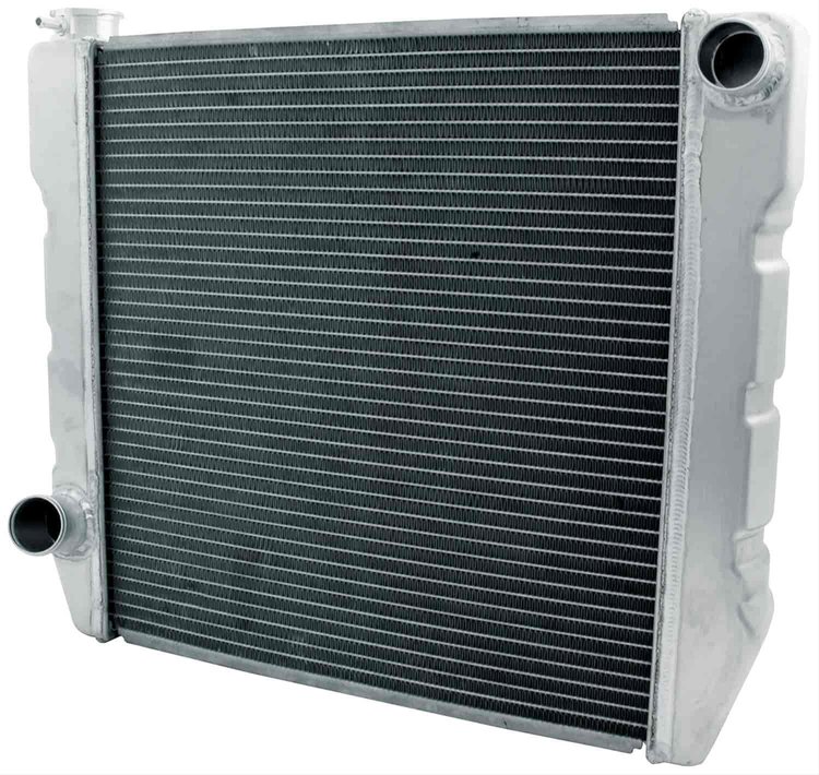 Single Pass Aluminum Radiator Inlet and Outlets: Ford