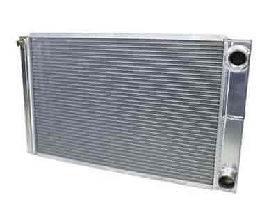 Asphalt Late Model Dual Pass Aluminum Radiator 28 in. x 16 in. x 3 in.