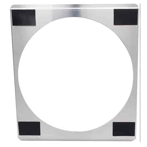 Aluminum Fan Shroud Radiator: 16 in.