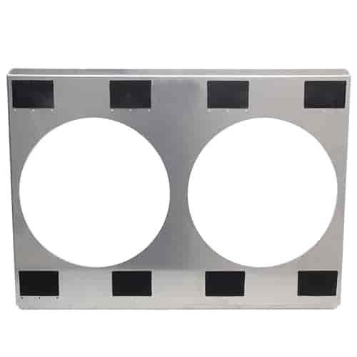 Aluminum Fan Shroud Radiator: Dual 12 in.