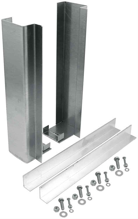 Universal Radiator Mount Kit For Radiators w/ Square Bottom Tanks