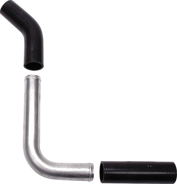 Upper Radiator Hose Kit 90 Degree Steel Tube