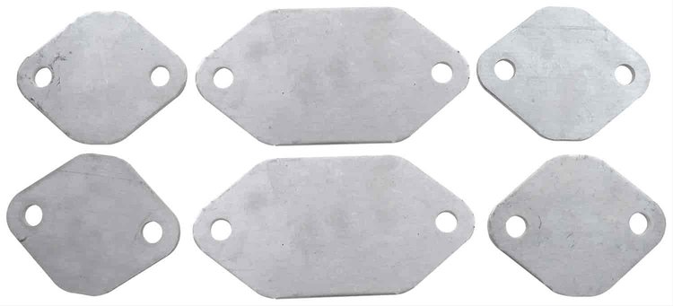 Exhaust Block-Off Plates Small Block Chevy
