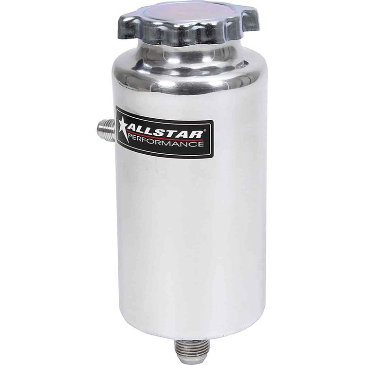 Power Steering Tank With Cap 8-1/2" Tall x 3-1/2" Diameter