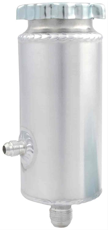 Economy Power Steering Tank With Cap 8" Tall x 3" Diameter