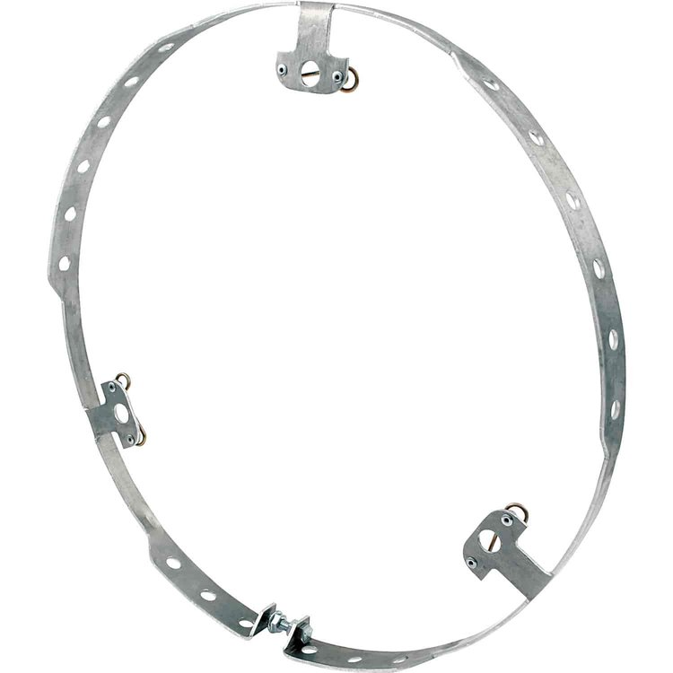 Allstar Performance aluminum ring secures to the inside of most 15 in steel and aluminum racing whee