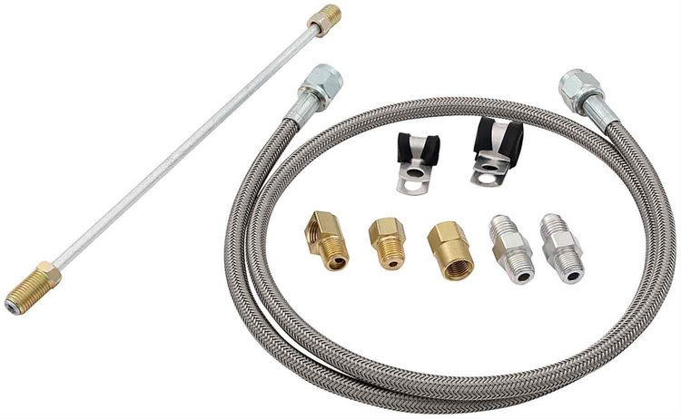 Universal Clutch Line Kit 8" Long Hard Line
