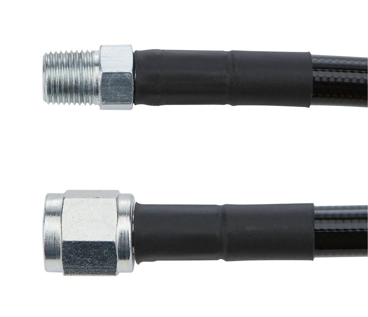 ALL48445-24 Coated Braided Line 24 in. #4Hose -4Str/1/8 in.