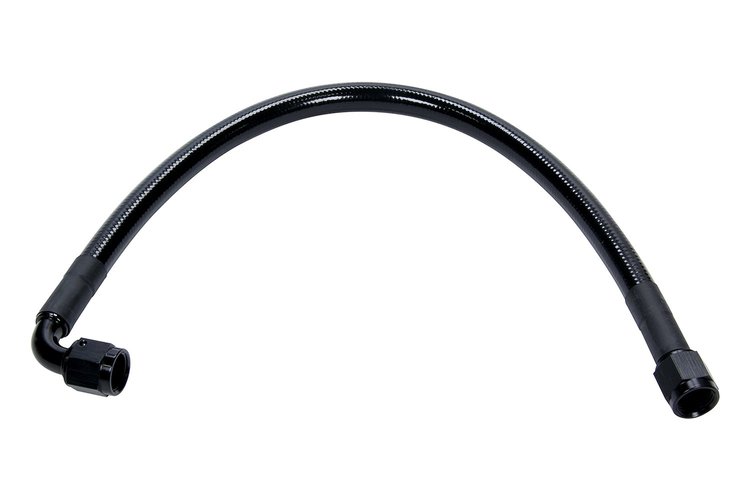 ALL48466-12 Coated Braided Line 12 in. #6 Hose -6 Str/-6 90 Deg