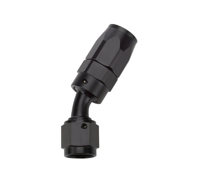 ALL49322 Reusable Hose End Black 30 Deg Elbow -6