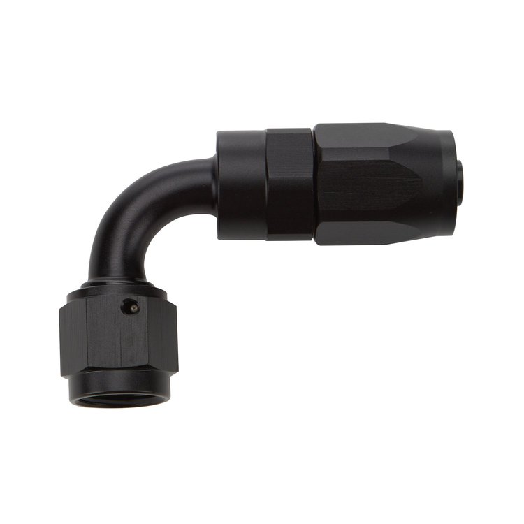 ALL49355 Reusable Hose End Black 90 Deg Elbow -12