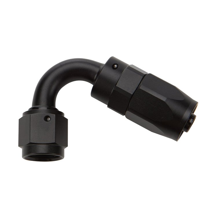 ALL49363 Reusable Hose End Black 120 Deg Elbow -8