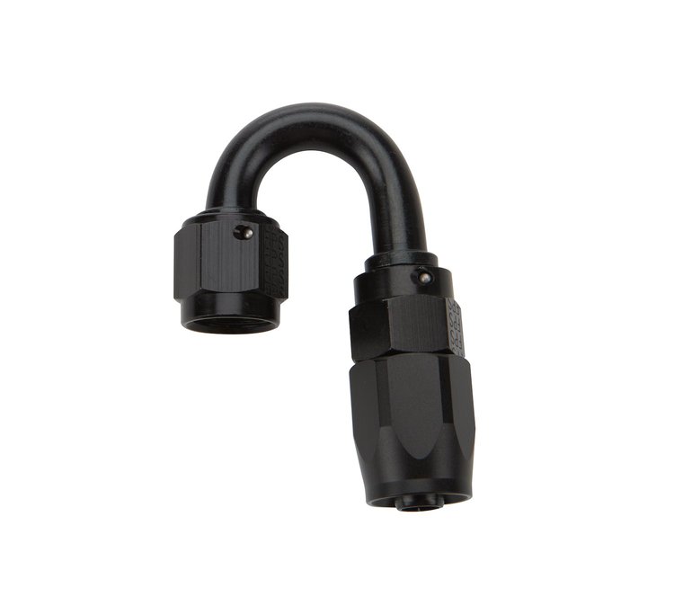 ALL49382 Reusable Hose End Black 180 Deg Elbow -6