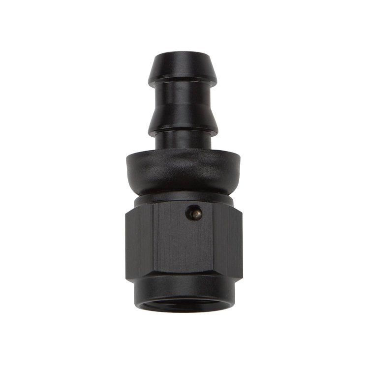 ALL49414 Pushlock Hose End Black Straight -10