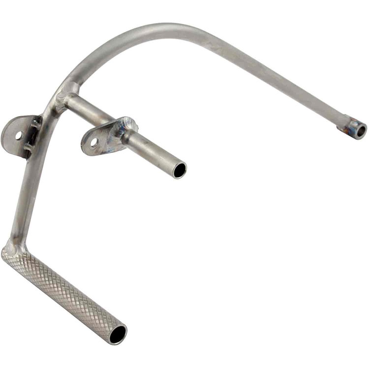 Chassis Mount Titanium Throttle Pedal Assembly for Sprint Cars [Tubular, Natural]