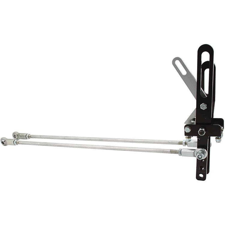 Locking Two Lever Shifter 22" Heavy Duty 3/8" Shifter Rods