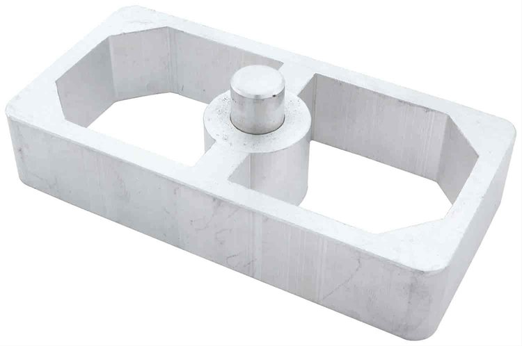 Extruded Aluminum Lowering Block For Leaf Springs