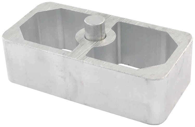 Extruded Aluminum Lowering Block For Leaf Springs