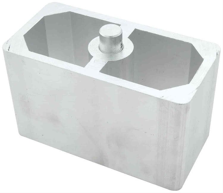 Extruded Aluminum Lowering Block For Leaf Springs