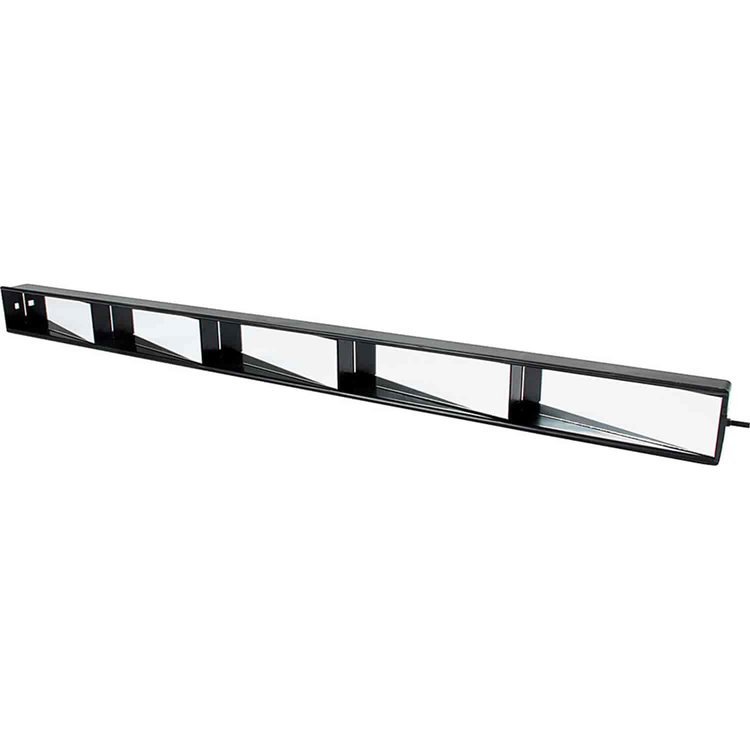 Five Panel Rearview Mirror Dimensions: 34.75" x 2.375"