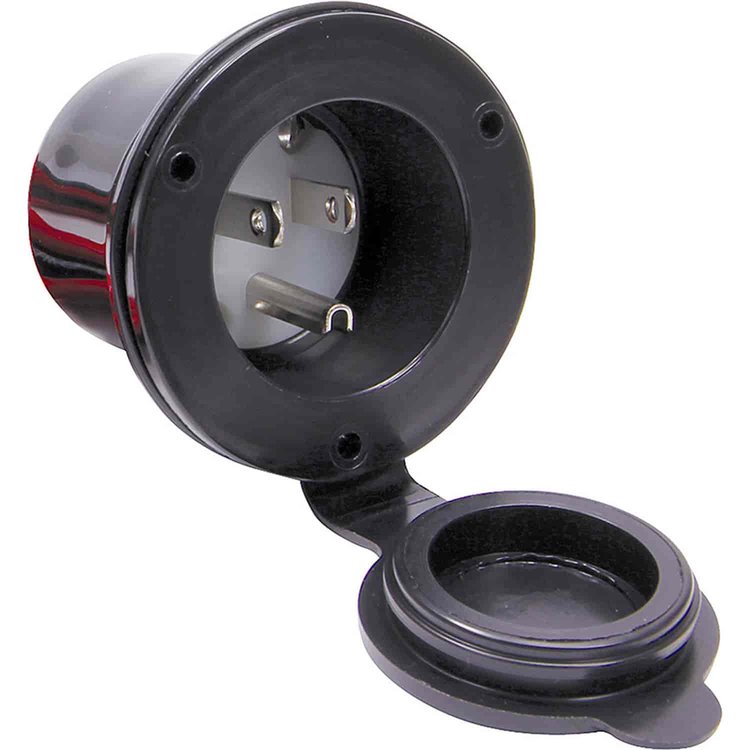 Electrical Plug Outlet With Cover