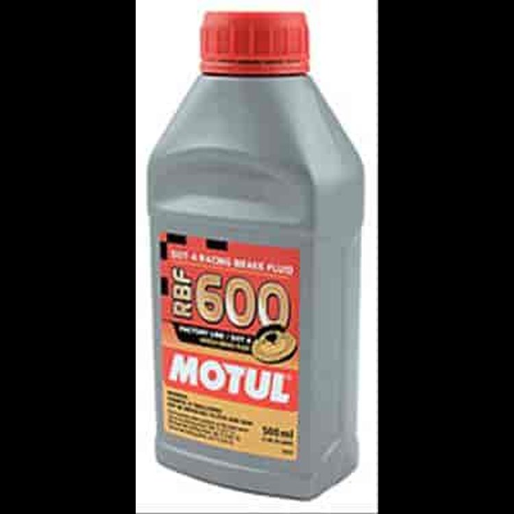 Motul 600 Brake Fluid Dry boiling point: 594° F