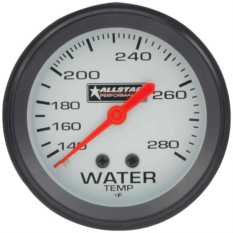 Allstar Water Temp. Gauge 145-280 Degrees