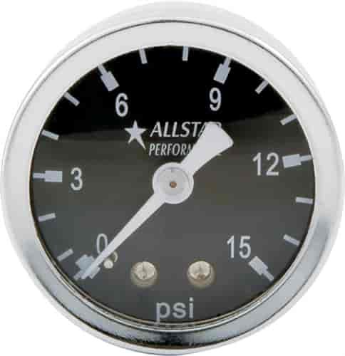1.5 in Gauge 0-15 PSI Liq
