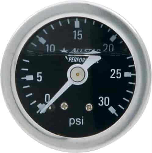 1.5 in Gauge 0-30 PSI Liq